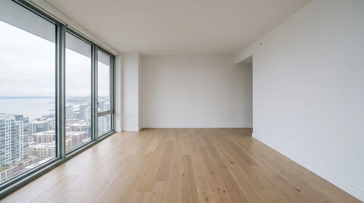 Pièce vide avant home staging virtuel (Nortrade)